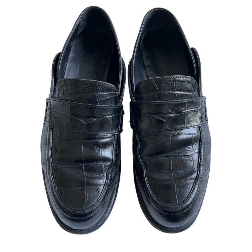 Loewe Black Leather Loafers!!